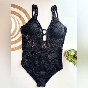 Women’s Swimwear Once Piece Black XL Size